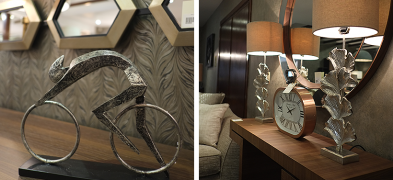 bike and clock